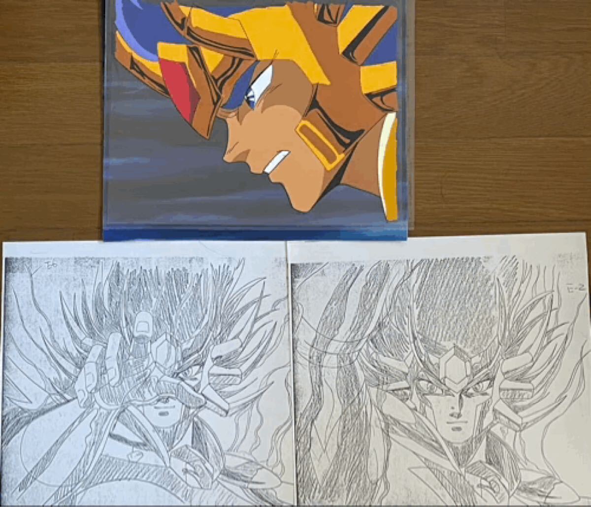 聖闘士星矢】デスマスク セル画 背景付き 動画コピー 荒木伸吾 聖闘士星矢】デスマスク セル画 背景付き 動画コピー 荒木伸吾