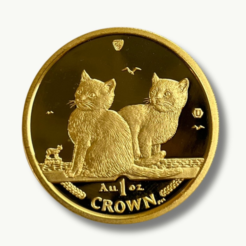 2003年 1オンス マン島キャットコイン 貓好きのコレクター エリザベス2世 British Pobjoy Mint 公式造幣局発行/GC-21