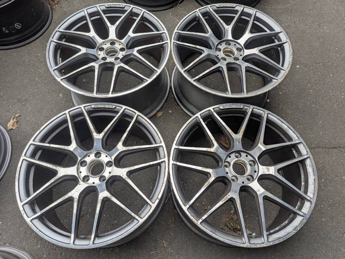 【c3377】鍛造 ベンツ AMG W167 C167 GLE63 エディション 純正 22インチ 10J +55 / 11.5J +53 PCD112 4本