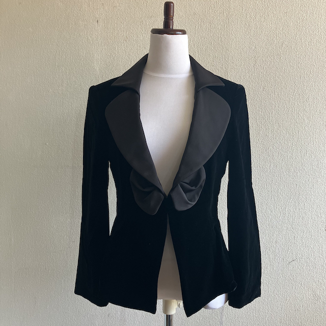 ARMANI COLLEZIONI アルマーニ ベルベット ベロア ジャケット ARMANI COLLEZIONI アルマーニ ベルベット ベロア ジャケット