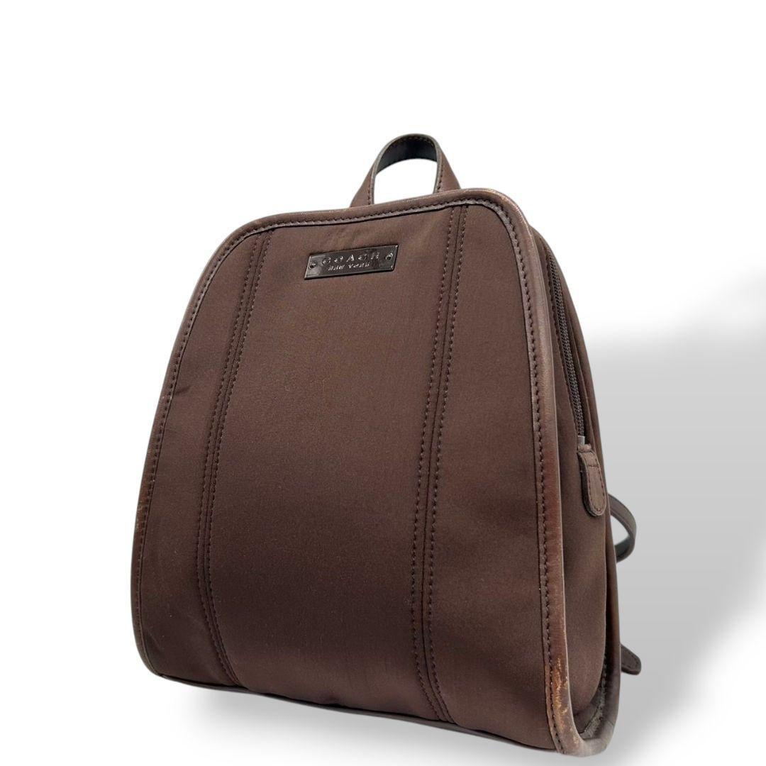 コーチ　リュックサック　茶　6215　ナイロン　COACH　自立可　U16