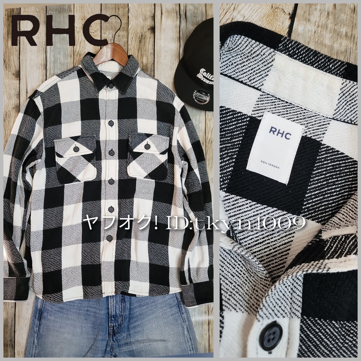 RHC Ron Herman ロンハーマン Buffalo Check Shirt バッファロー チェックシャツ 長袖シャツ_画像1