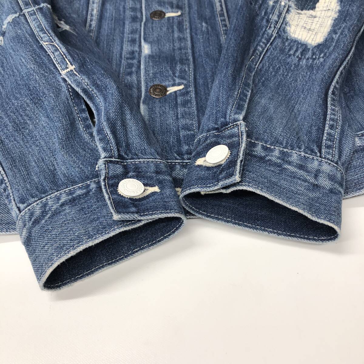 リーバイス 70505 USED加工 デニムジャケット キムタク着用 リーバイス 70505 USED加工 デニムジャケット キムタク着用