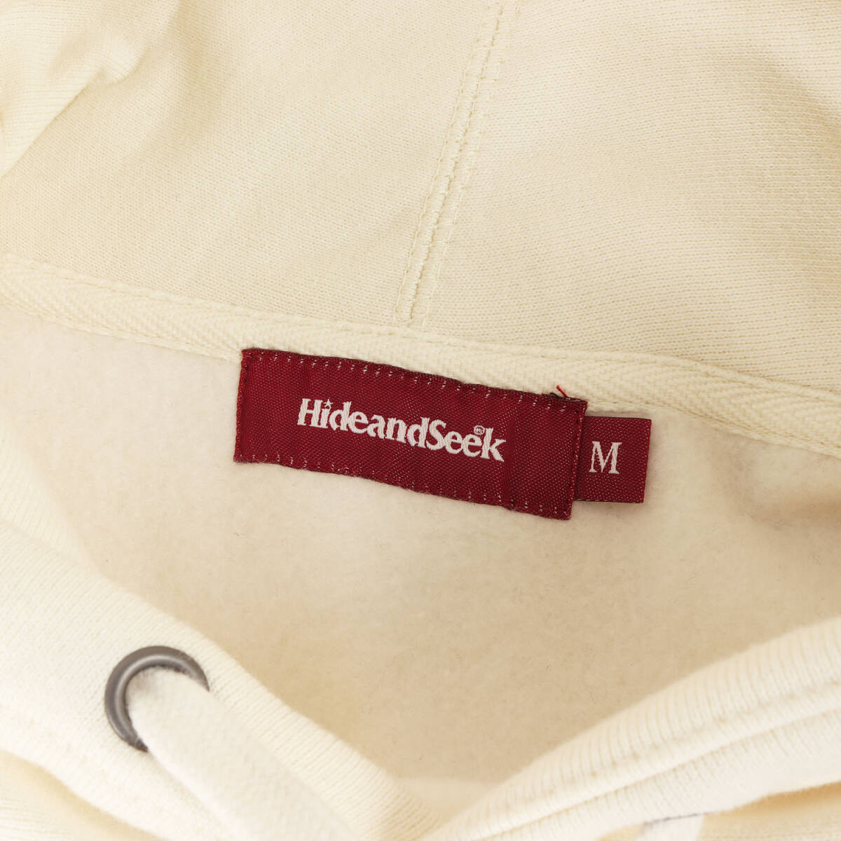 【美品】HideandSeek ハイドアンドシーク パーカー サイズ:M / TENDERLOIN コラボロゴ ヘビーウェイト スウェット パーカー オフホワイト