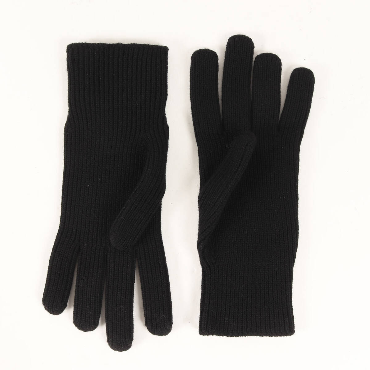 【新品】MONCLER モンクレール サイズ:XL / 23AW ニット グローブ (GUANTI TRICOT) / ブラック 黒 / イタリア制 ブランド 小物