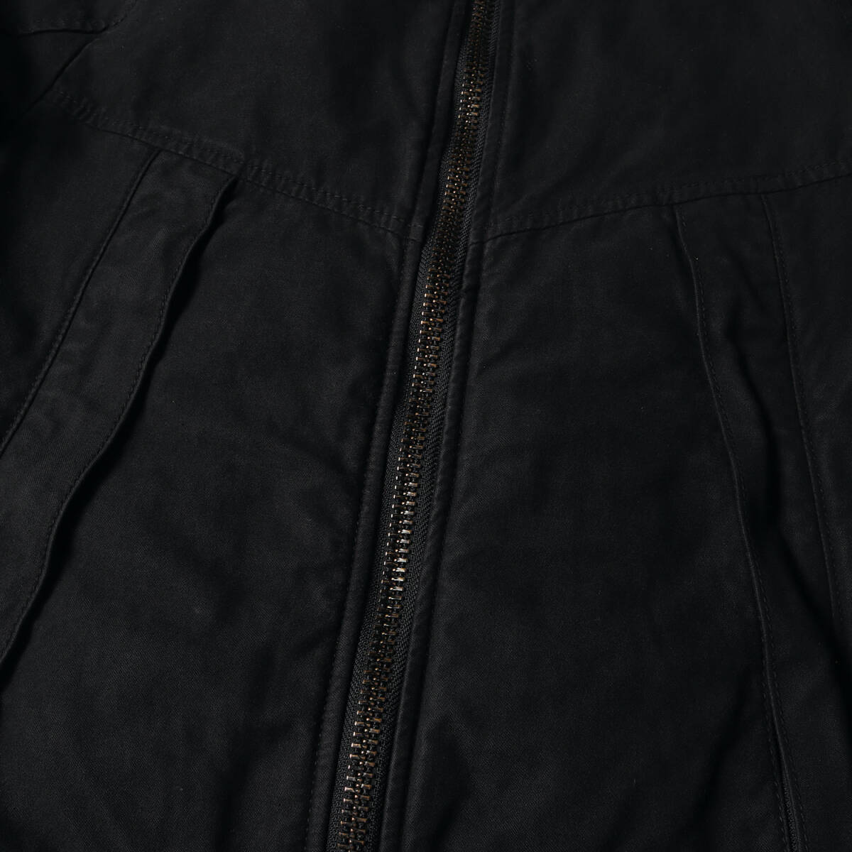 ripvanwinkle リップヴァンウィンクル ジャケット サイズ:4 / バックサテン パテッド ブルゾン (Neo Riding Blouson RL-2705) / ブラック