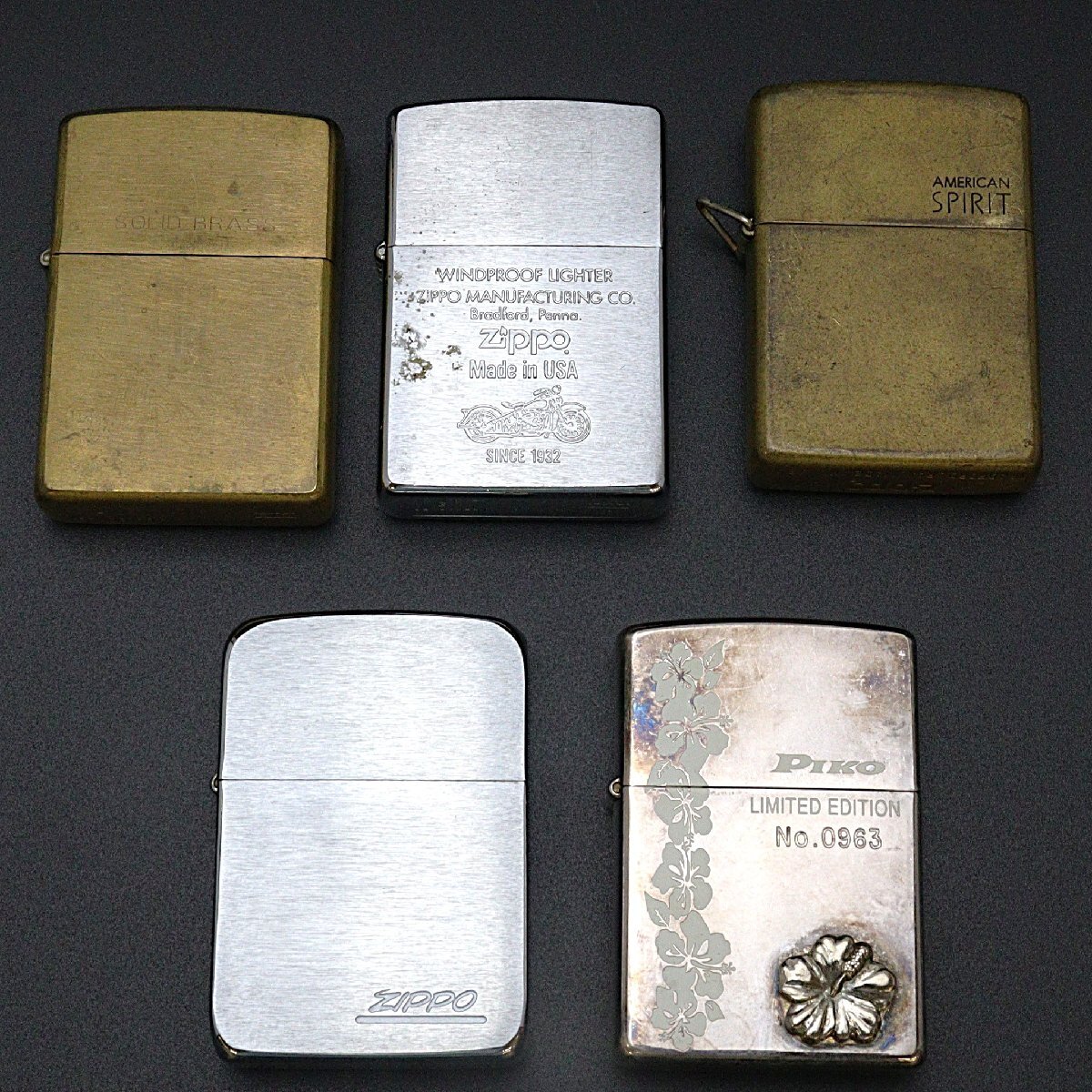 ZIPPO ジッポ他 5点おまとめ ブランドライター 喫煙具 着火確認2点/その他3点 ◆おたからや【G-B53993】同梱-2_画像1