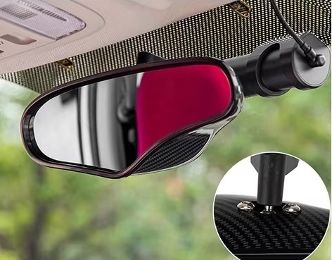 お買(mǎi)い得 ホンダ EK シビック 本物 カーボン ルームミラー バックミラー 取り付けステー付屬