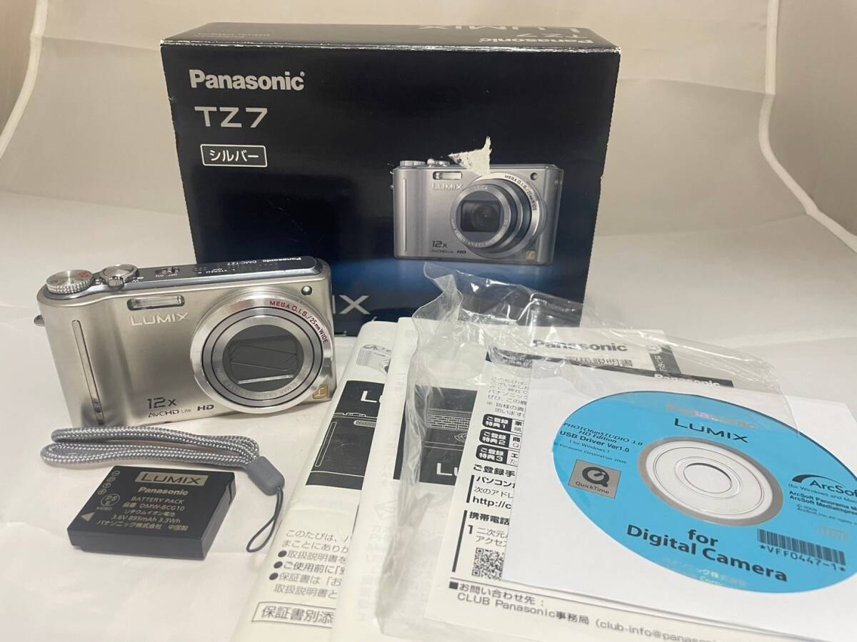 ☆美品☆パナソニック Panasonic LUMIX DMC-TZ7【付属品多数】#116