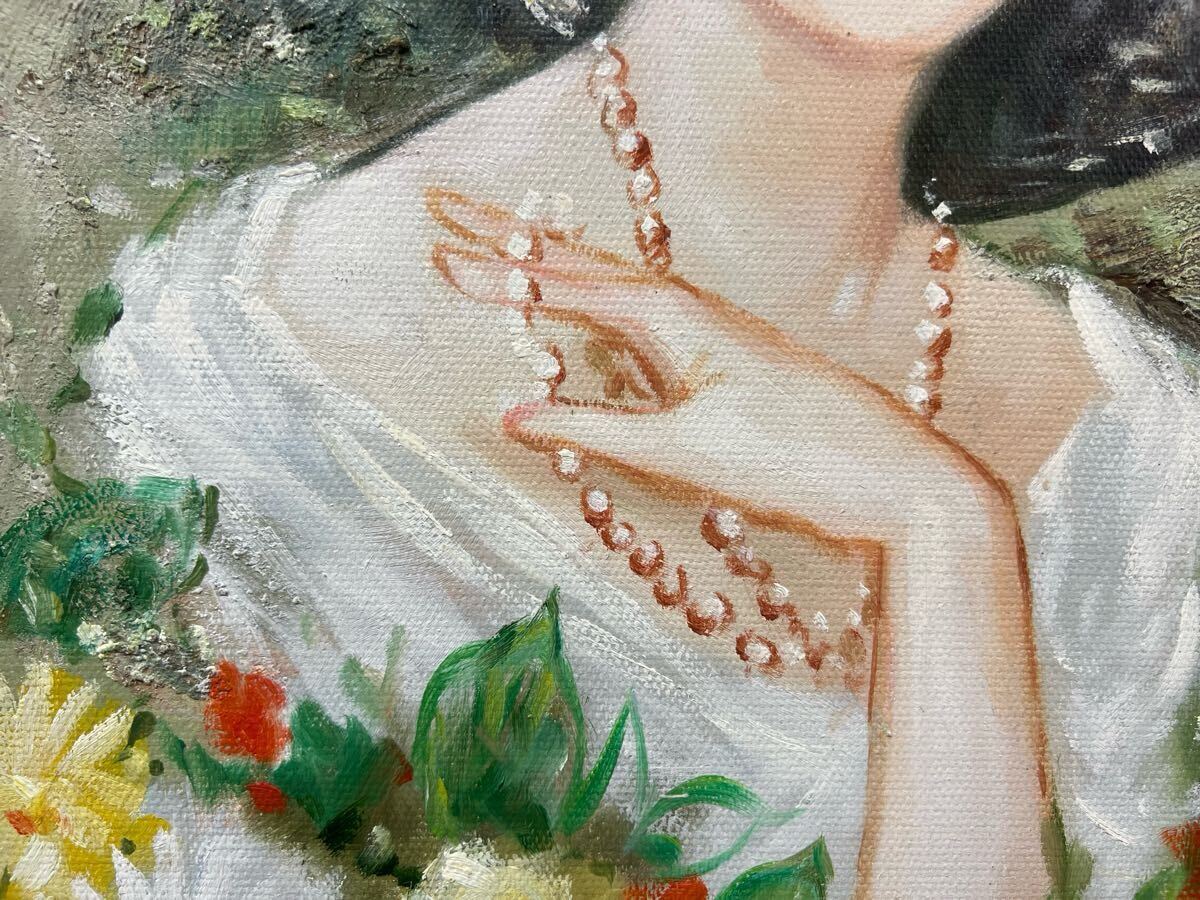 Bernard Charoy、Annabel、希少画集画、新品額装付 ◇鸛◇ 真作保証 Bernard Charoy ベルナール・シャロワ「美人画