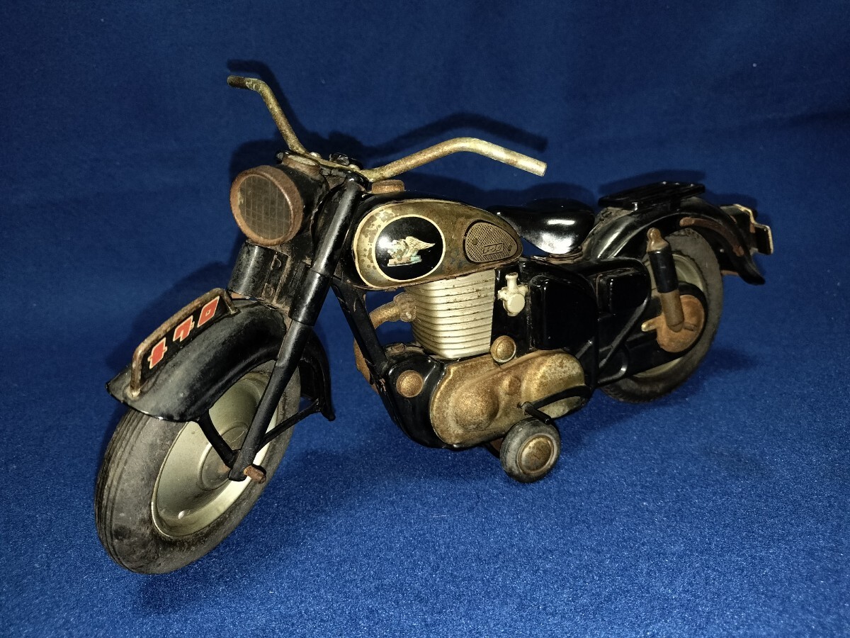 !_ жестяная пластина. игрушка Kawasaki MEGURO мотоцикл жестяная пластина. игрушка Kawasaki Meguro чёрный ценный материалы интерьер 