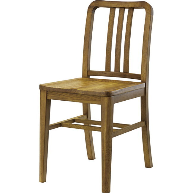 クーパス ダイニングチェア 【ブラウン】 天然木(オーク) ウレタン塗装