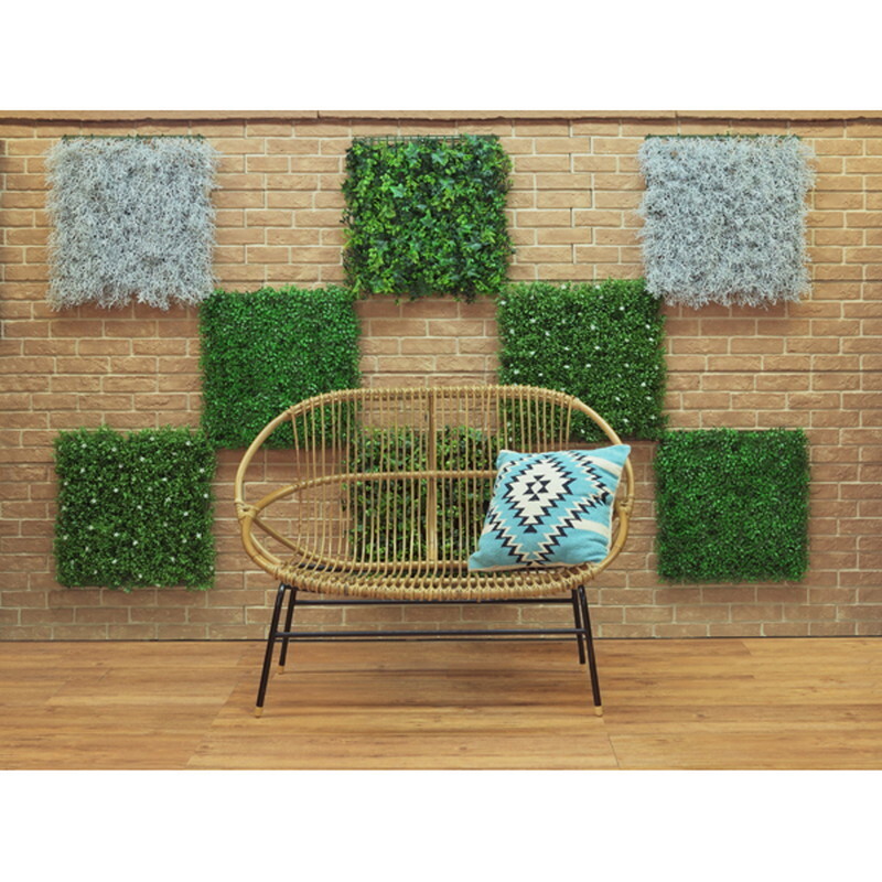  panel искусственная зелень [ белый ] поли echi Len 