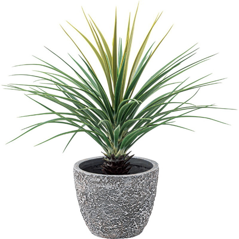  искусственная зелень Mini ананас [ зеленый ] поли соль .biniru синтетическая смола 