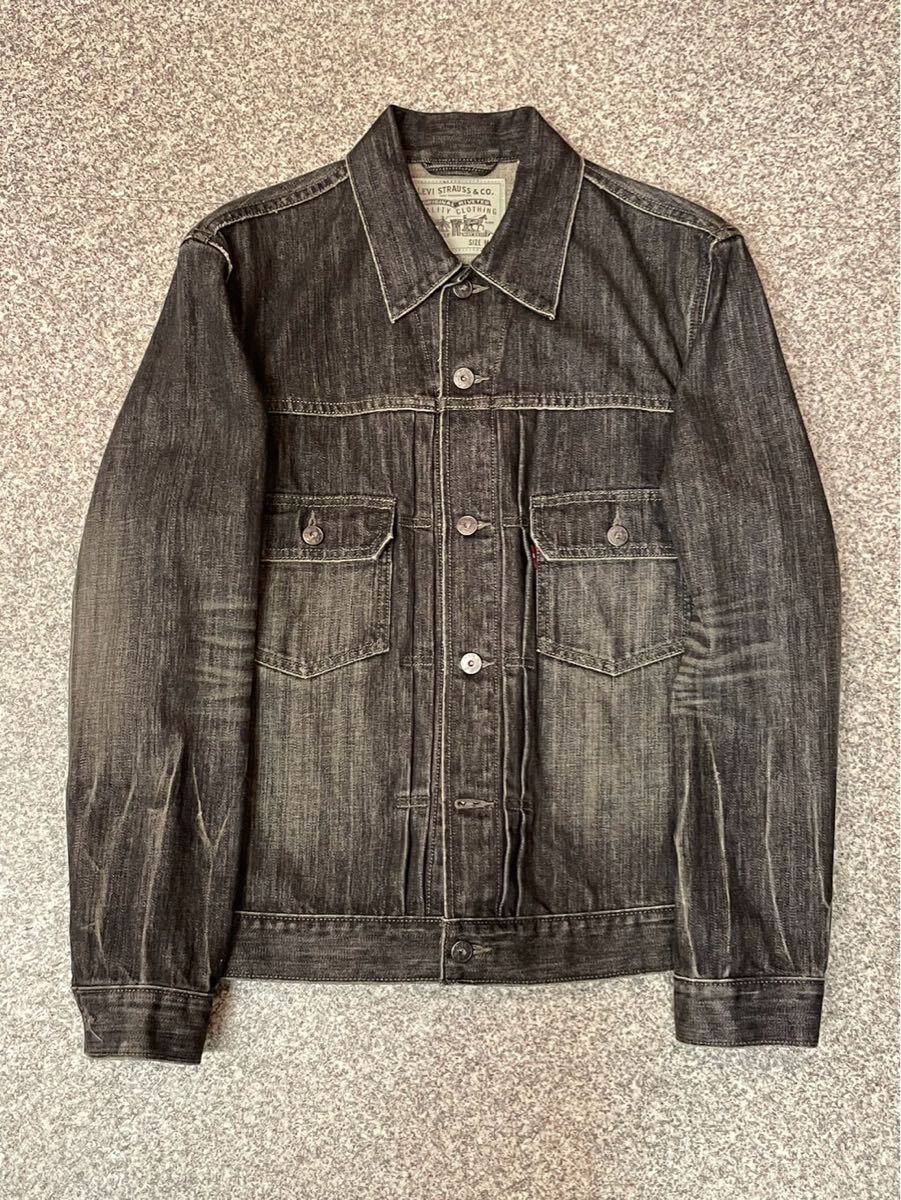 levi's リーバイス ブラックデニムジャケット 黒 ブラック 70560 levi's リーバイス ブラックデニムジャケット 黒 ブラック 70560