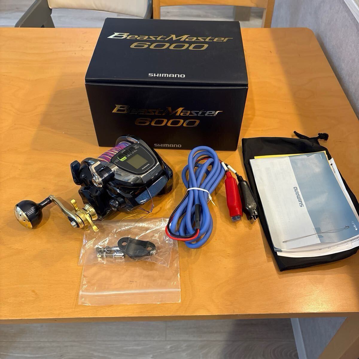 シマノ 14ビーストマスター 6000 実釣未使用　美品　BEAST MASTER SHIMANO 電動リール　泳がせ　フカセ