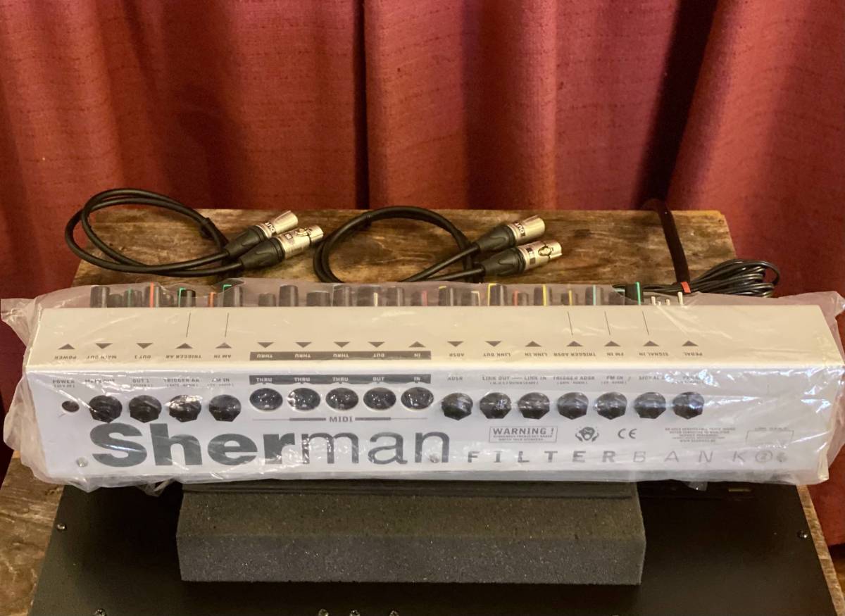 （希少整備済極美品） Sherman 2 FILTERBANK RACK マウント金具付き　極美品　NEVE API SSL SPL DTM TB303 TR808 TR909 TR606