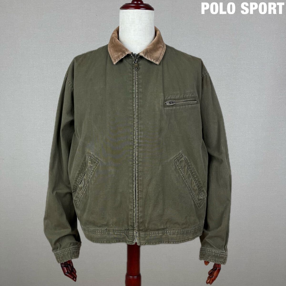 POLO SPORT 90s ビンテージ XL デトロイトジャケット ポロ POLO SPORT 90s ビンテージ XL デトロイトジャケット ポロ