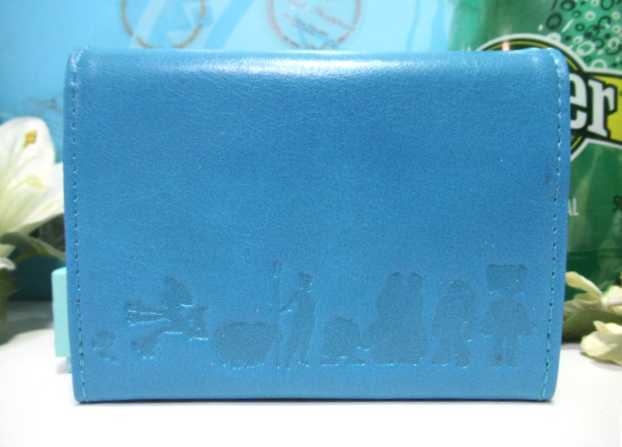 送無(wú) 20％引 サマンサタバサ 限定 トイ?ストーリー 4 牛革 マルチケース カード入 ミニ財(cái)布 青 新品 証明書(shū) 包裝付 ディズニー ピクサー