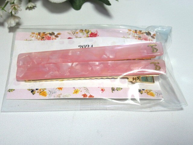 送料無料 サマンサタバサ 非売品 ヘアクリップ 髪飾り 髪留め ヘアピン ピンク プレゼント プチギフトに