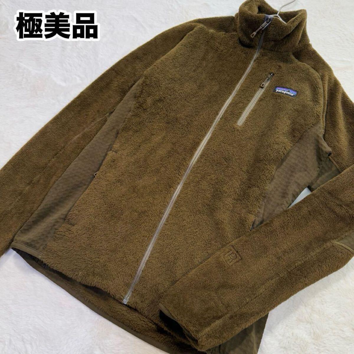大人気 希少 廃盤 名作 極美品 アースカラー 2018年 patagonia パタゴニア R2ジャケット POLARTEC 25139FA18 SEMT カーキ M相当