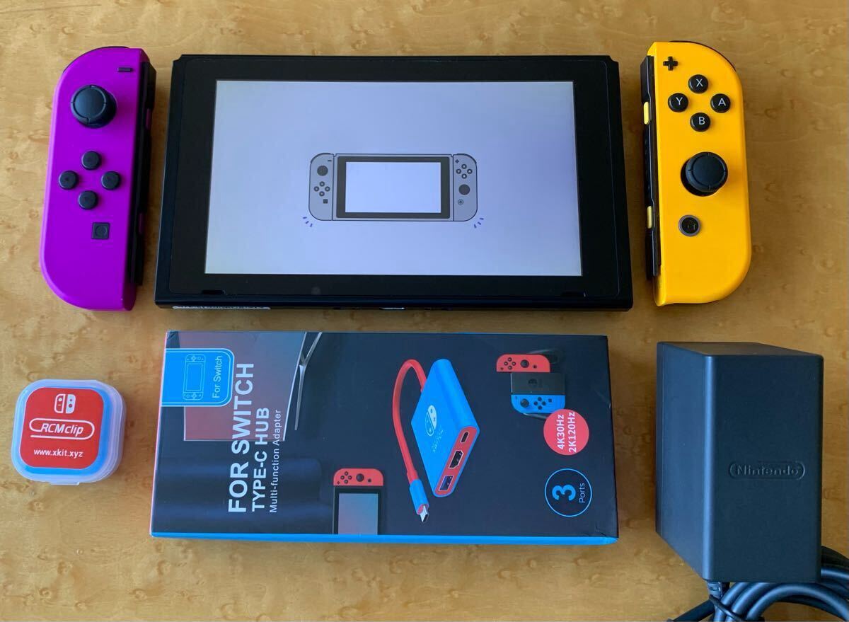 美品 動作確認済】Nintendo Switch 未対策機 フルセット 初期化