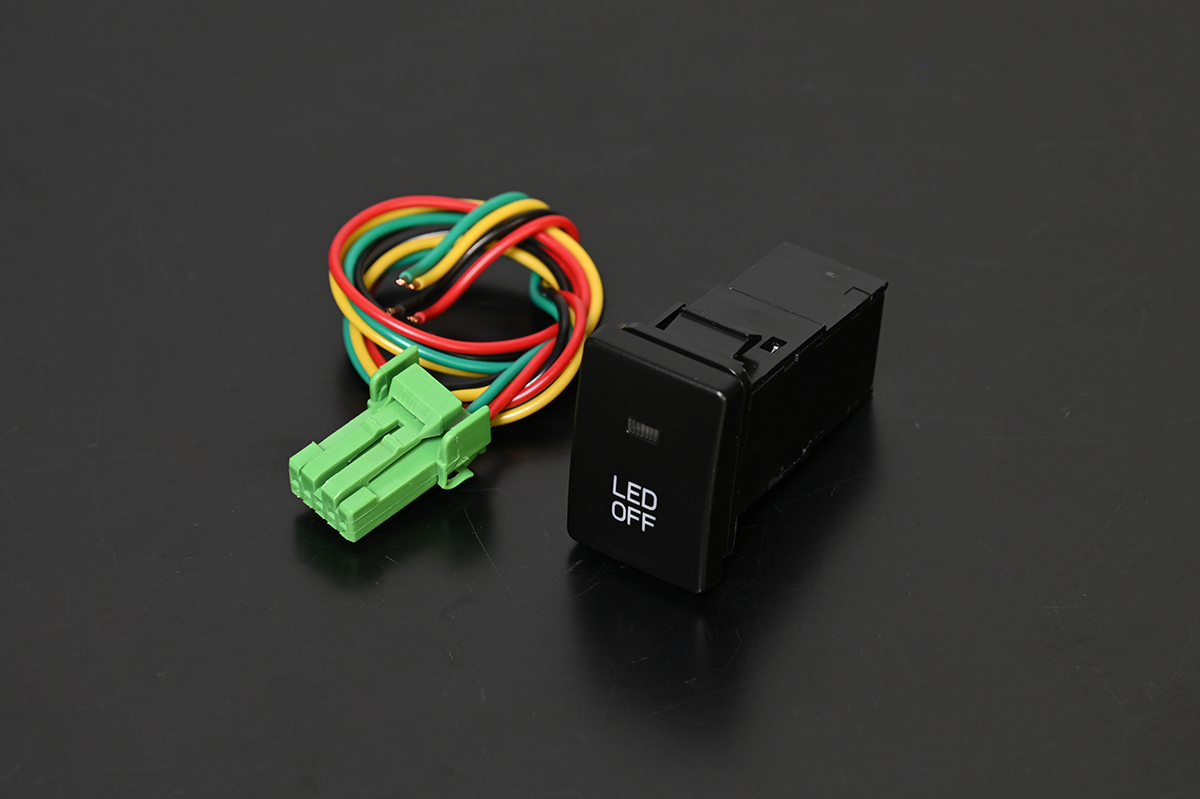  кошка pohs отправка Daihatsu универсальный 01 LED ON/OFF переключатель белый переключатель отверстие . замена S500P S510P Hijet Truck первая половина и вторая половина 