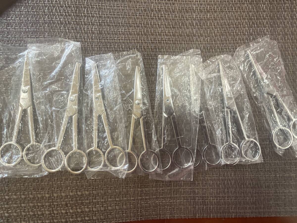 醫(yī)療器具 醫(yī)療用 ハサミ はさみ 8本 セット ステンレス スチール 未使用 袋入り 取り置き同梱 他 ピンセット など出品中