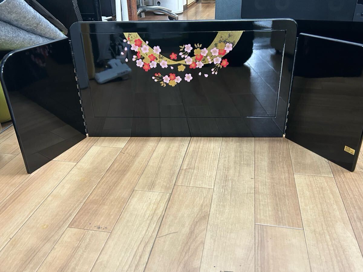 雛人形　屏風　花園　単品　12號　帯桜　現(xiàn)狀保管品