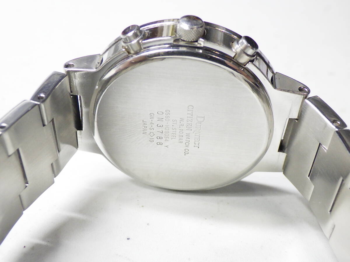 2502　シチズン　XC　0506A　クロノグラフ　純正ブレス付　美品　電池交換済_画像8