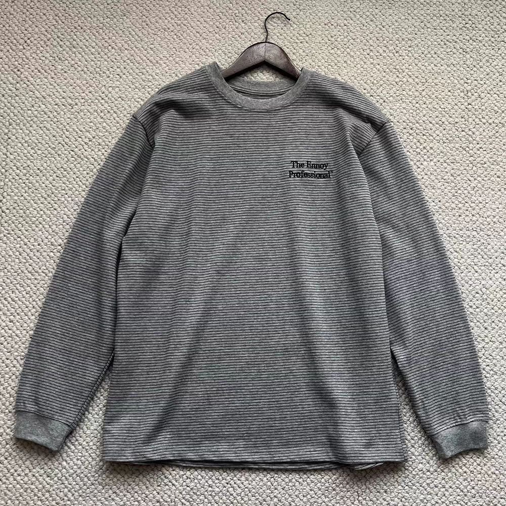 The Ennoy Professional エンノイ Border TEE ロゴ 刺 ゆったり The Ennoy Professional エンノイ Border TEE ロゴ 刺 ゆったり
