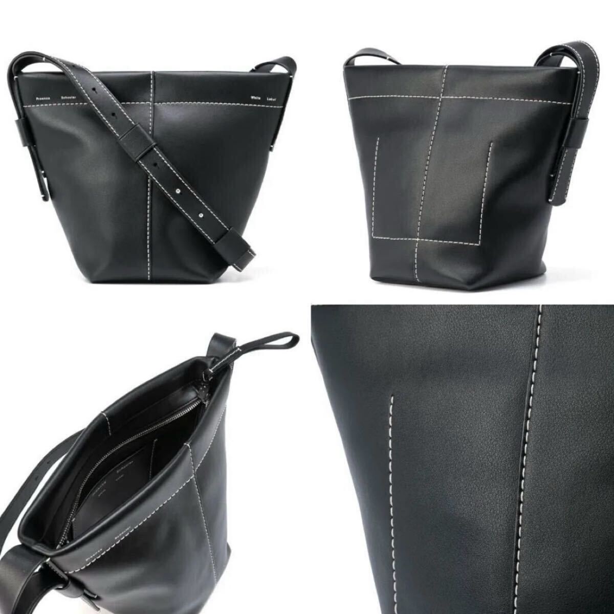 PROENZA SCHOULER Barrow バケット ショルダーバッグ クロス PROENZA SCHOULER Barrow バケット ショルダーバッグ クロス