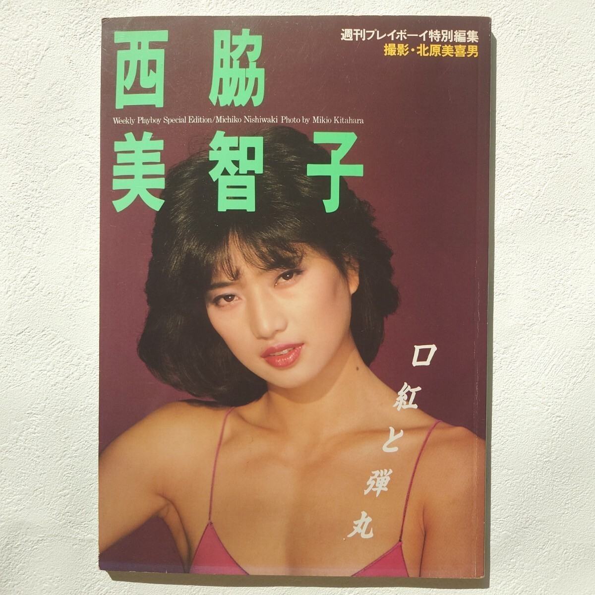 西脇美智子 写真集 口紅と弾丸 週刊プレイボーイ特別編集 北原 西脇美智子 写真集 口紅と弾丸 週刊プレイボーイ特別編集 北原