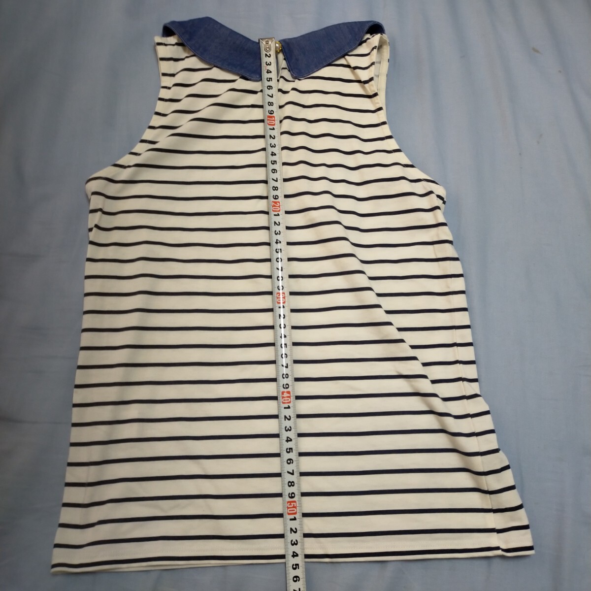 OLIVE des OLIVE オリーブデオリーブ 襟付きタンクトップ Mサイズ レディース