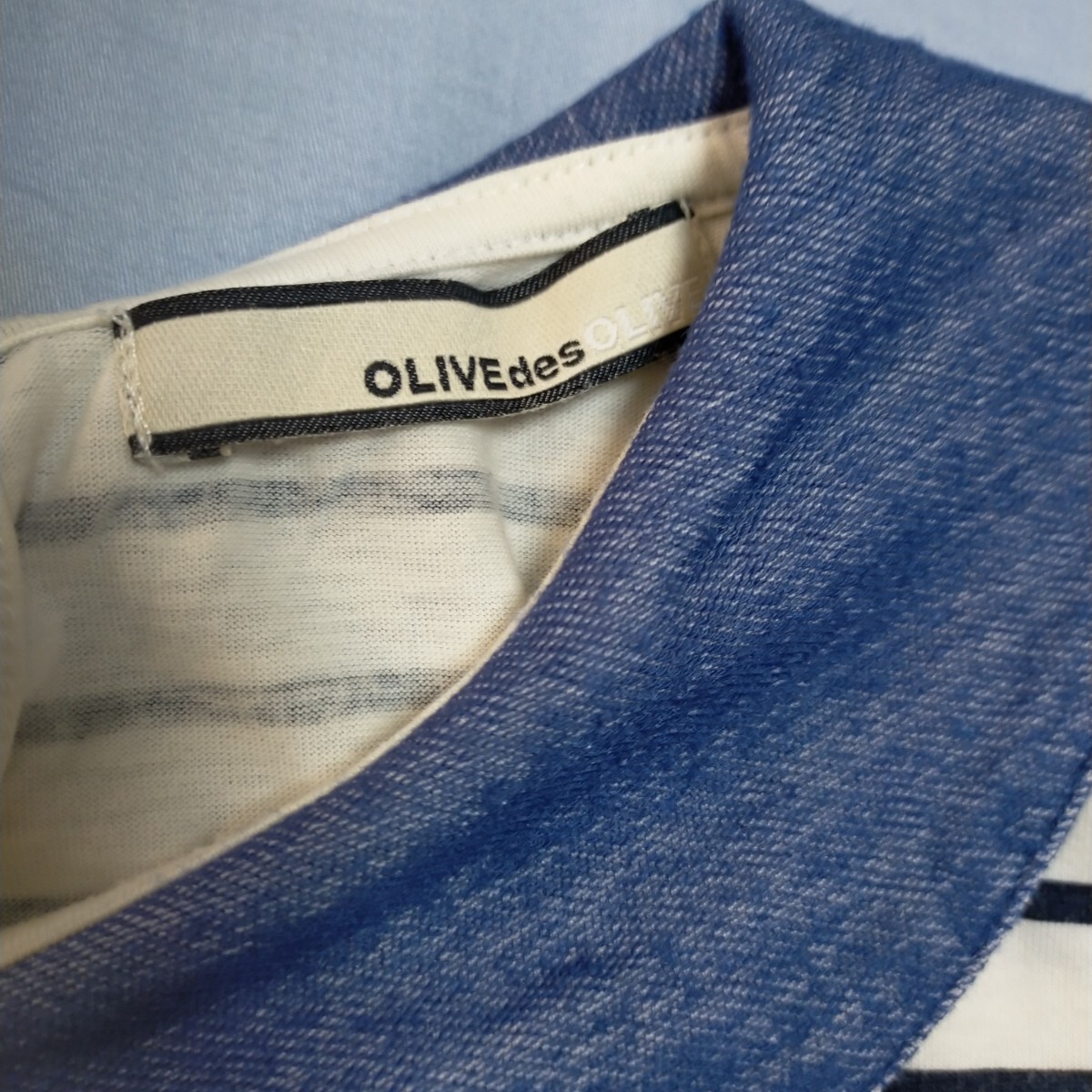 OLIVE des OLIVE オリーブデオリーブ 襟付きタンクトップ Mサイズ レディース