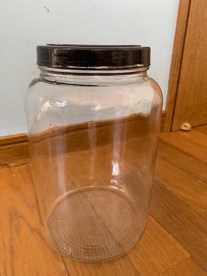 昭和レトロ 海苔瓶 ガラス瓶 保存びん 梅酒びん 果実酒びん コレクション アンティーク 中古_画像1