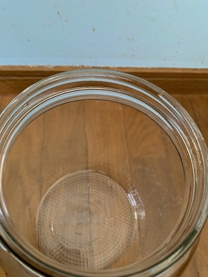 昭和レトロ 海苔瓶 ガラス瓶 保存びん 梅酒びん 果実酒びん コレクション アンティーク 中古_画像2