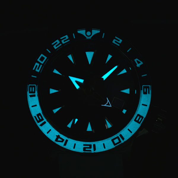 ケンテックス KENTEX 腕時計 自動巻き マリンGMT ブルー メタルバンド MARINE GMT 正規(guī)品 メーカー最大3年保証 S820X-02