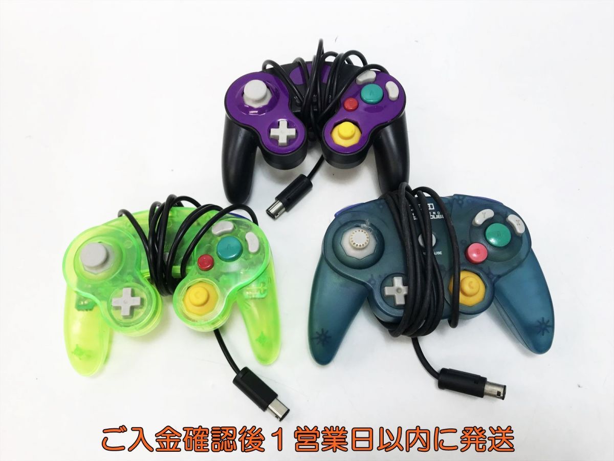 1円】任天堂 ゲームキューブ GC コントローラー 3個セット 1円】任天堂 ゲームキューブ GC コントローラー 3個セット