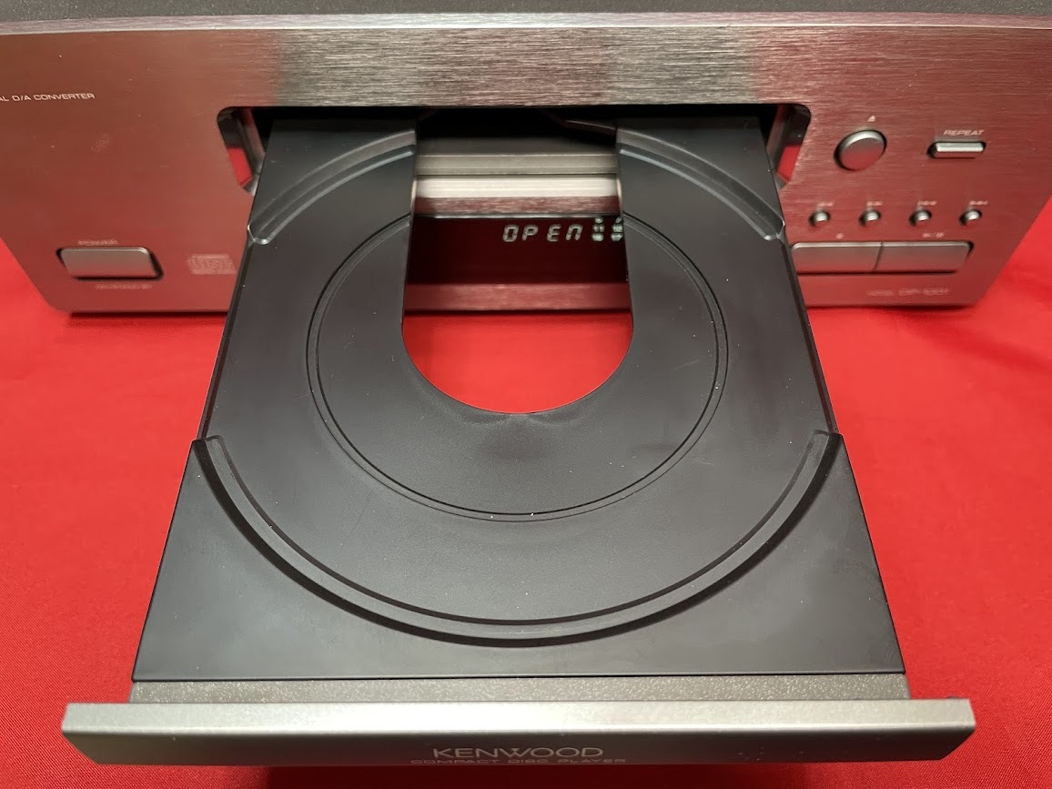 かなり美品?整備清掃?完動(dòng)　取説付　ケンウッド　DP-1001 DAC7　TDA1547 × バーブラウン OPA2604　ニチコンミューズFG採(cǎi)用　S/N40500328