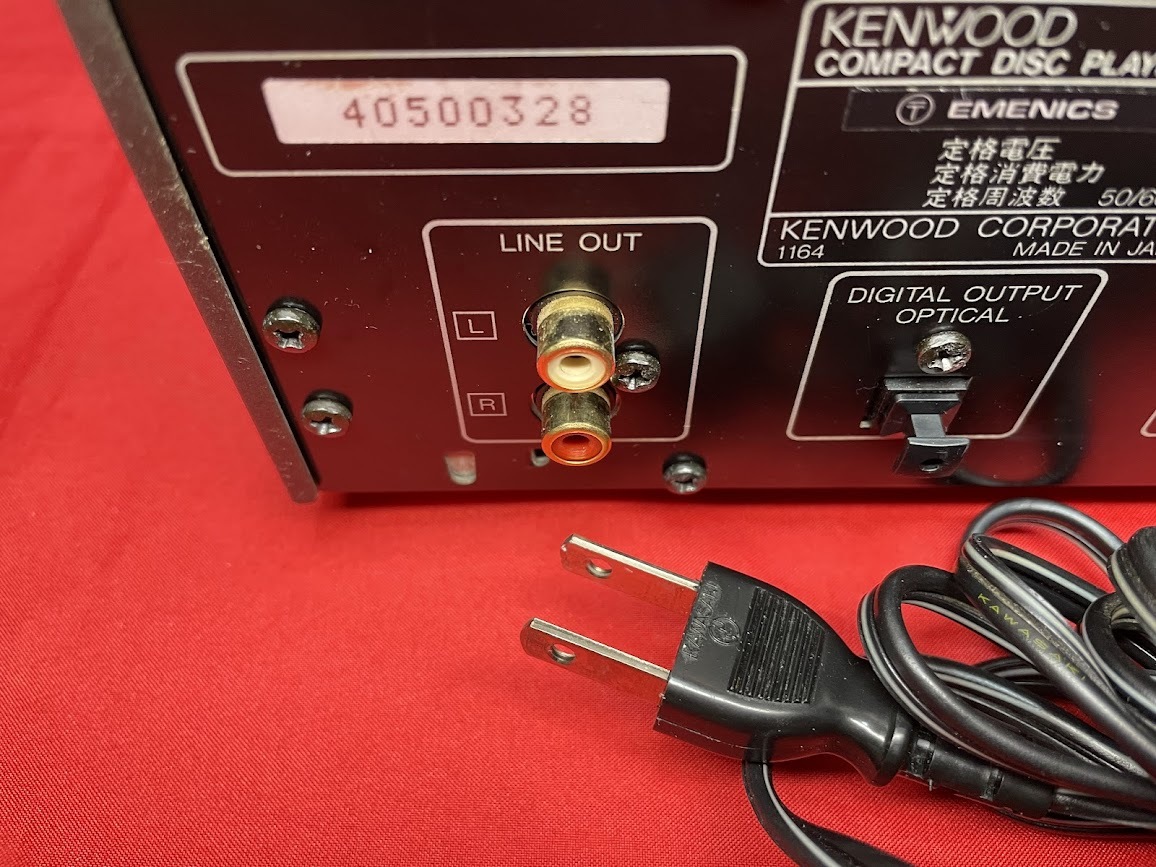 かなり美品?整備清掃?完動(dòng)　取説付　ケンウッド　DP-1001 DAC7　TDA1547 × バーブラウン OPA2604　ニチコンミューズFG採(cǎi)用　S/N40500328