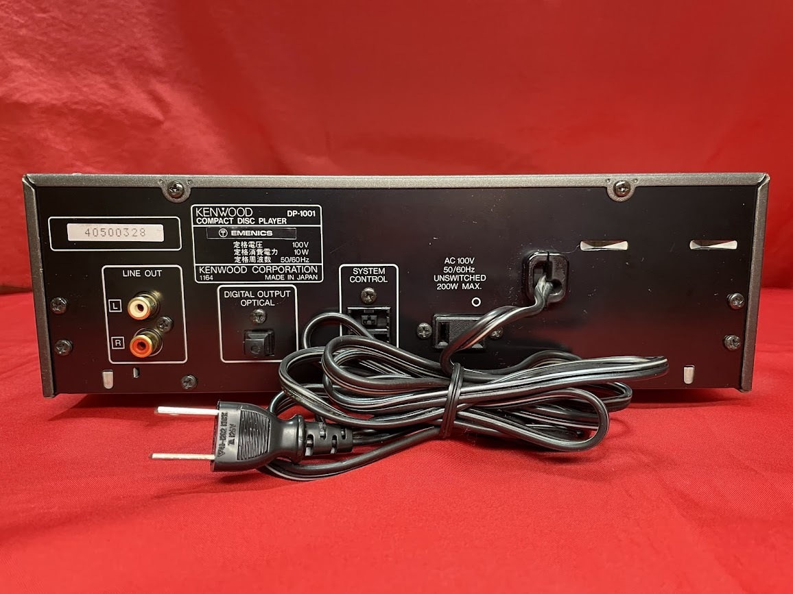 かなり美品?整備清掃?完動(dòng)　取説付　ケンウッド　DP-1001 DAC7　TDA1547 × バーブラウン OPA2604　ニチコンミューズFG採(cǎi)用　S/N40500328