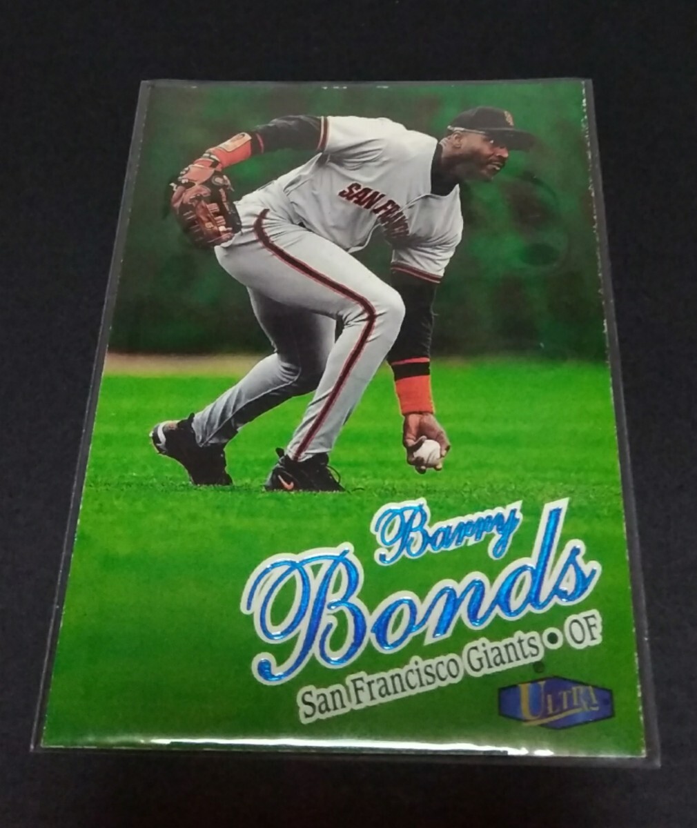 MLB 1998年FLEER ULTRA バリー?ボンズ(ジャイアンツ) No,50?！`ド縁面、ダメージありGiants BARRY BONDS 