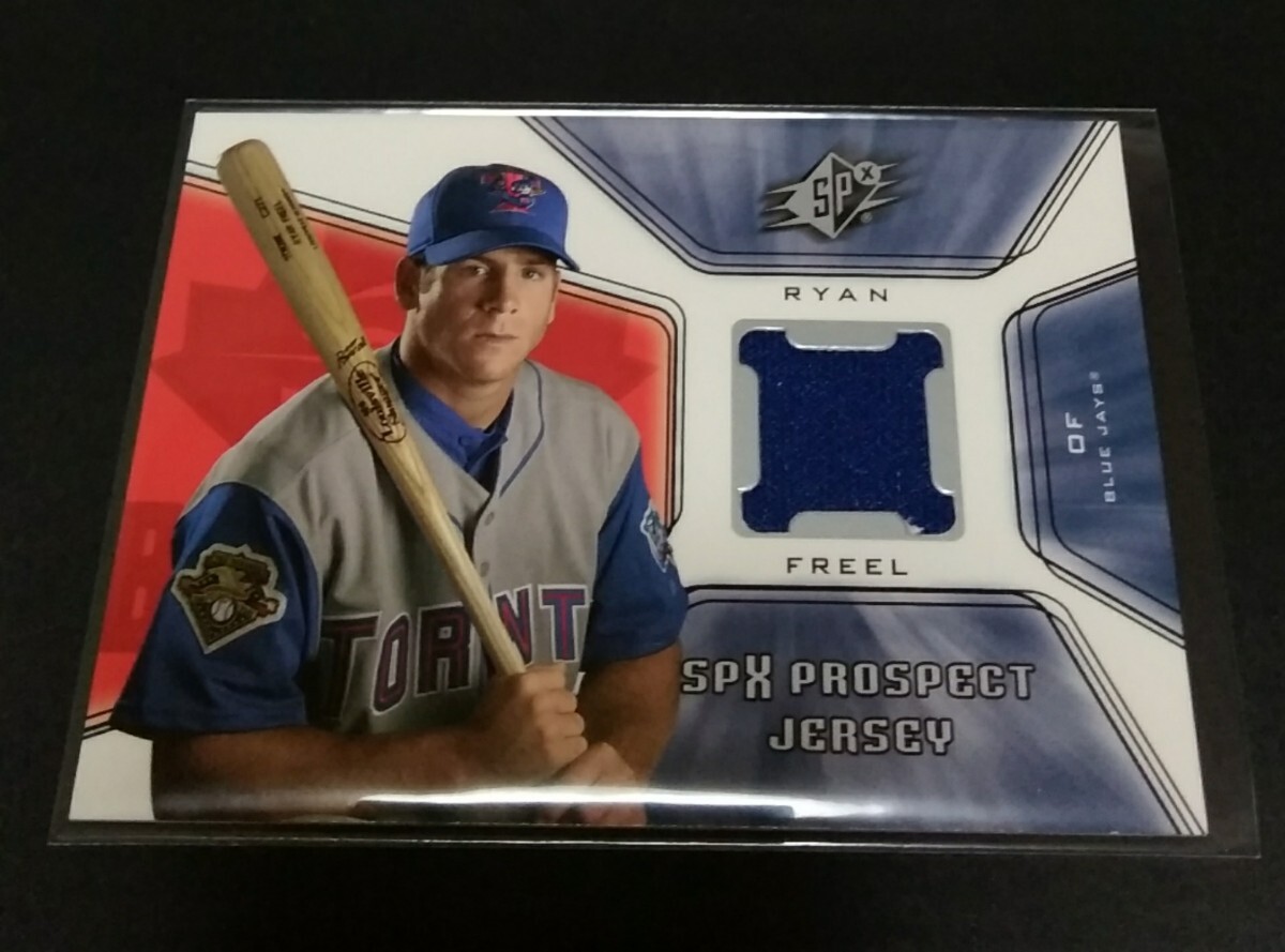 MLB 2001 год upper deck SPX Ryan *f катушка ( голубой J z) джерси - карта! No,128. RYAN FREEL JERSEY RC rookie карта 