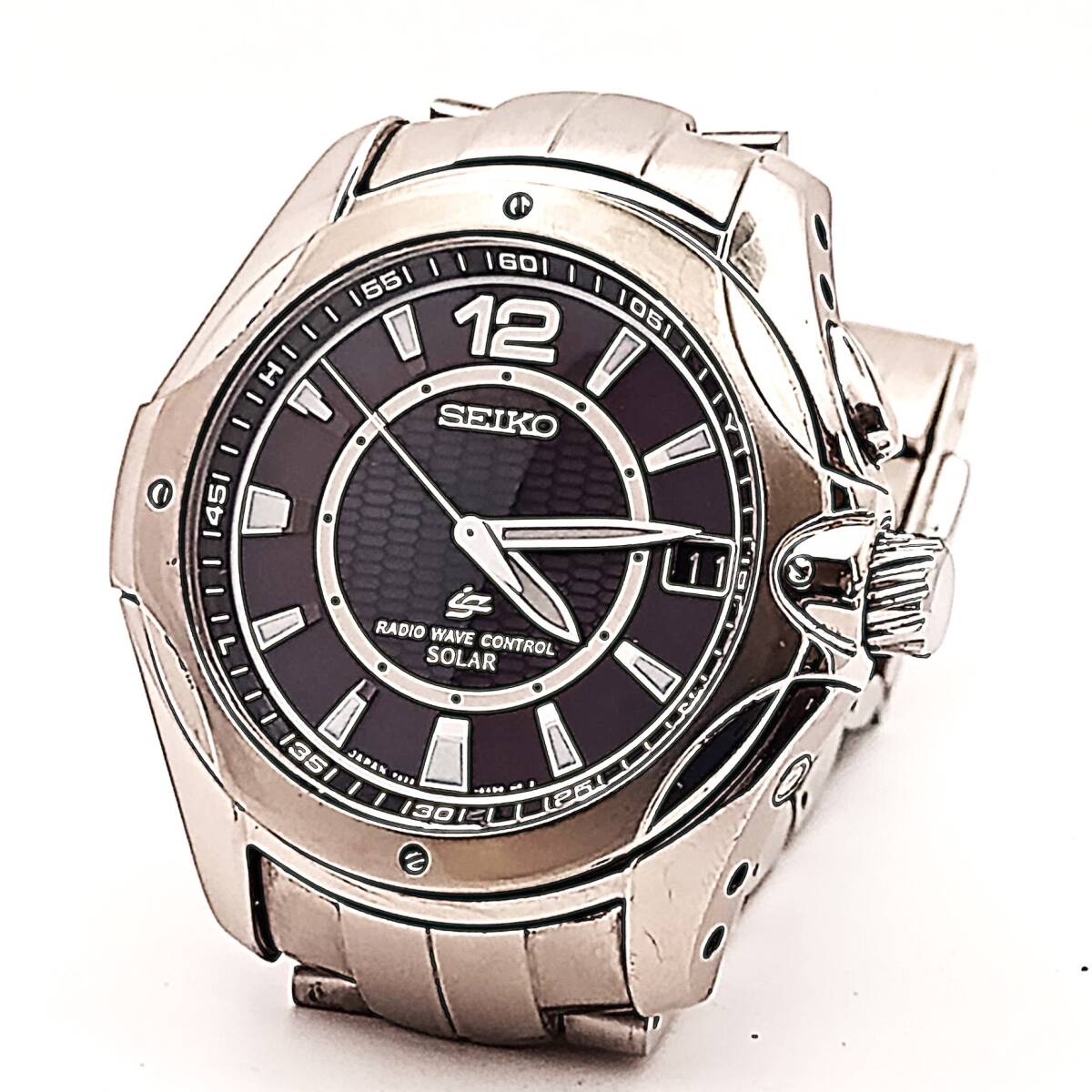 比較的状態良好 稼働品 SEIKO イグニッション 定価63 000円 電波