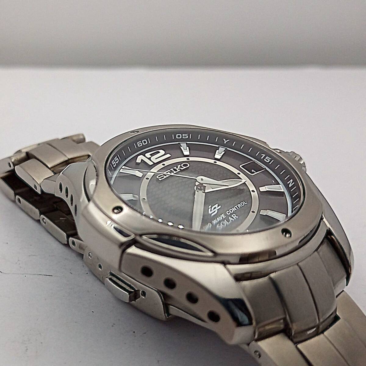 比較的状態良好 稼働品 SEIKO イグニッション 定価63 000円 電波
