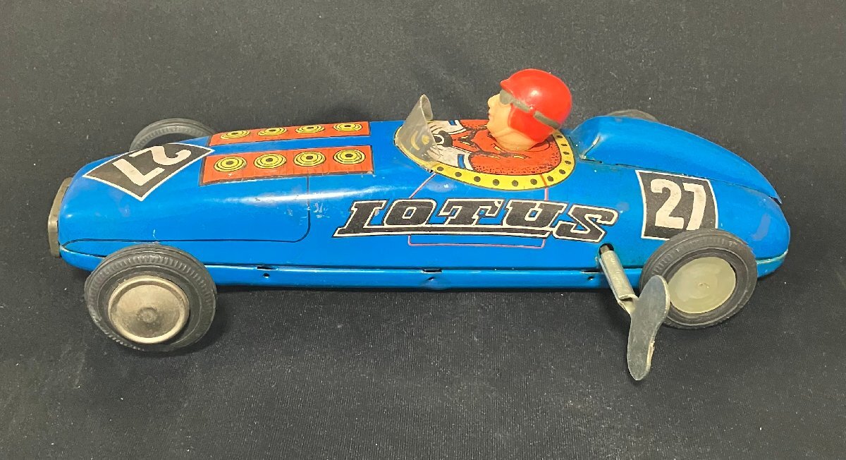 VTA2009 жестяная пластина гоночный автомобиль LOTUS Lotus подлинная вещь Showa Retro 