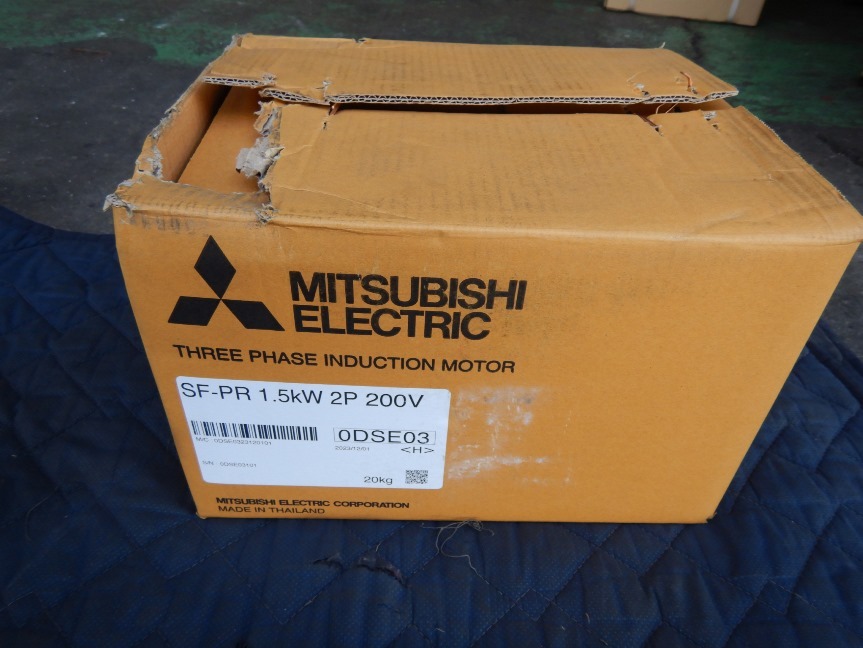 即決税0円未使用品三菱三相モートルSF-PR1.5kw 2P 200V 「極数2P 即決税0円未使用品三菱三相モートルSF-PR1.5kw 2P 200V 「極数2P