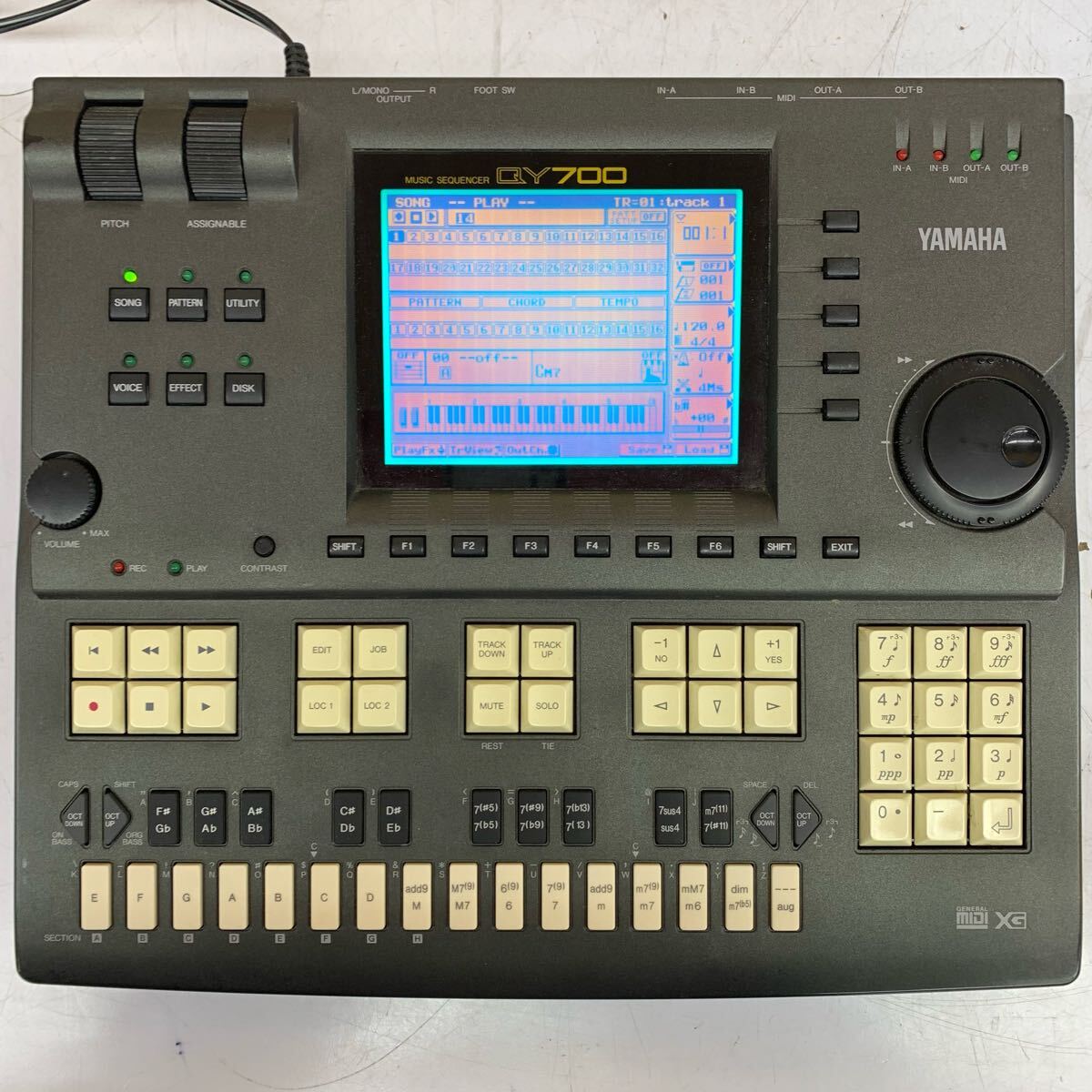 X-1】 YAMAHA QY700 Music Sequencer シーケンサー ヤマハ 音 X-1】 YAMAHA QY700 Music Sequencer シーケンサー ヤマハ 音