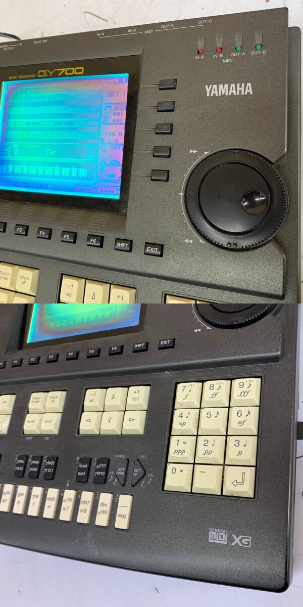 X-1】 YAMAHA QY700 Music Sequencer シーケンサー ヤマハ 音 X-1】 YAMAHA QY700 Music Sequencer シーケンサー ヤマハ 音